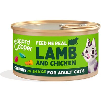 Cibo per gatti Agnello & Pollo Edgard & Cooper - 85g Cibo per gatti Agnello & Pollo Edgard & Cooper - 85g