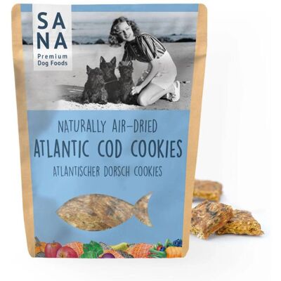 Biscotti alla Pelle di Pesce dell'Atlantico per Cani - 100g Biscotti alla Pelle di Pesce dell'Atlantico per Cani - 100g