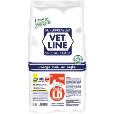 Vetline Vet Line Adulti LD Anatra Grain Free Monoproteico per Cani Adulti 3 Kg Vetline Vet Line Adulti LD Anatra Grain Free Monoproteico per Cani Adulti 3 Kg