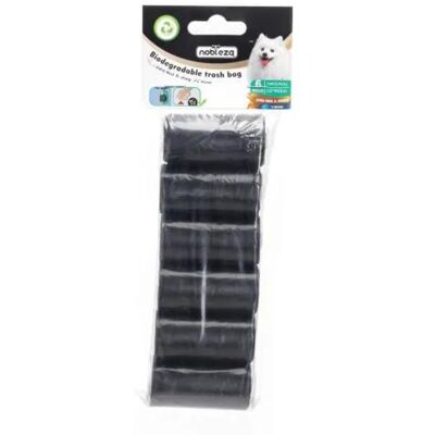 Nobleza Sacchetti Igienici Biodegradabili per Cani Confezione da 6 Rotoli Neri 32 x 23 cm Nobleza Sacchetti Igienici Biodegradabili per Cani Confezione da 6 Rotoli Neri 32 x 23 cm