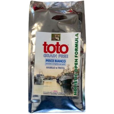Toto 4 Kg Holistic Open Formula Pesce Bianco Nasello e Trota Grain Free per Gatti Toto 4 Kg Holistic Open Formula Pesce Bianco Nasello e Trota Grain Free per Gatti