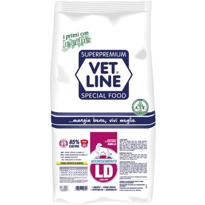 Vetline Vet Line Linea LD Agnello Accrescimento per Cuccioli 3Kg Vetline Vet Line Linea LD Agnello Accrescimento per Cuccioli 3Kg