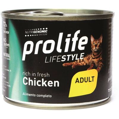 Prolife Cat Lifestyle Cibo Umido Per Gatti Adulti Pollo Riso - 200g Prolife Cat Lifestyle Cibo Umido Per Gatti Adulti Pollo Riso - 200g