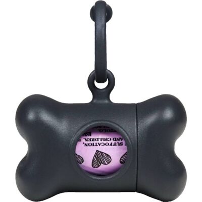 United Pets Bon Ton Nano Rosa - Distributore di Sacchetti per Animali United Pets Bon Ton Nano Rosa - Distributore di Sacchetti per Animali