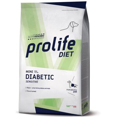 Prolife® Prolife Diet Dog Diabetic Sensitive Mini per Cani di Piccola Taglia 1,5 Kg Prolife® Prolife Diet Dog Diabetic Sensitive Mini per Cani di Piccola Taglia 1,5 Kg