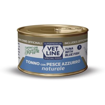 Vetline Vet Line Umido Tonno con Pesce Azzurro Naturale per Gatti 70g Vetline Vet Line Umido Tonno con Pesce Azzurro Naturale per Gatti 70g
