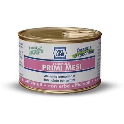 Vetline Vet Line Umido Primi Mesi Faraona e Tacchino per Gattini 85 g Vetline Vet Line Umido Primi Mesi Faraona e Tacchino per Gattini 85 g
