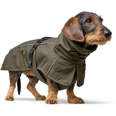 Hunter Nordby Bassotto 33 Olive Cappotto per Cane - Cappotto per cane Hunter Nordby Bassotto 33 Olive Cappotto per Cane - Cappotto per cane