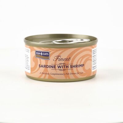 Fish4Cats Finest - Sardin og reke 70 g - 70 g - Sardin og reke - Cat Wet Food Fish4Cats Finest - Sardin og reke 70 g - 70 g - Sardin og reke - Cat Wet Food