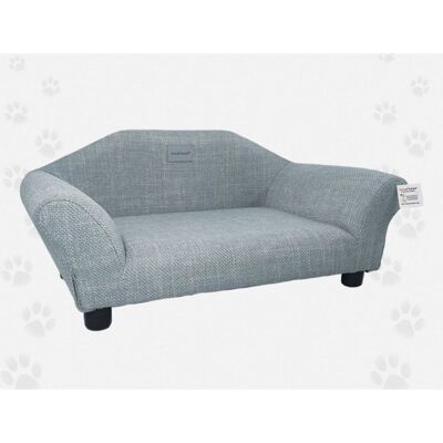 Nasonero® Nasonero Divanetto per Cani di Piccola Taglia Grigio in Lino 79 x 42 h. 37 cm Nasonero® Nasonero Divanetto per Cani di Piccola Taglia Grigio in Lino 79 x 42 h. 37 cm
