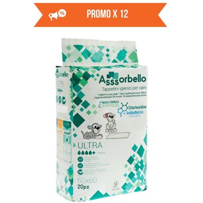Ferribiella Asssorbello Ultra 60x60 cm Tappetini Igienici per Cani - 240 pezzi Ferribiella Asssorbello Ultra 60x60 cm Tappetini Igienici per Cani - 240 pezzi