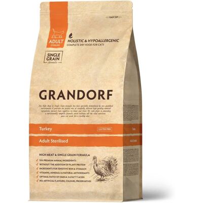 Grandorf - Tacchino e Riso Integrale - Dry Cat Food Grandorf - Tacchino e Riso Integrale - Dry Cat Food