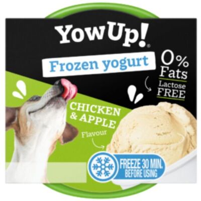 yowup Frozen Yogurt Gelato per Cani Pollo e Mela 110g yowup Frozen Yogurt Gelato per Cani Pollo e Mela 110g