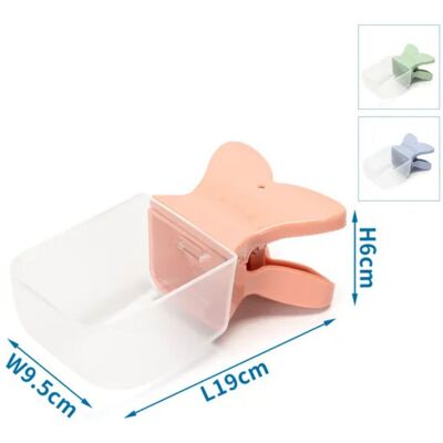 Nobleza Paletta per Cibo con Clip per Sacchetti Colori Assortiti Nobleza Paletta per Cibo con Clip per Sacchetti Colori Assortiti