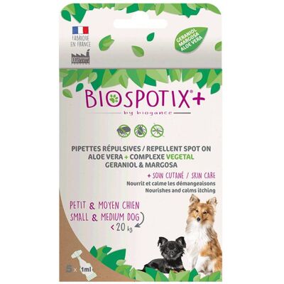 Biogance Biospotix+ Spot On Antiparassitario Cani S M 5 Pipette x 1 ml Biogance Biospotix+ Spot On Antiparassitario Cani S M 5 Pipette x 1 ml