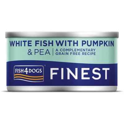 Fish4Dogs 1 x 85 g Finest Alimento Umido per Cani Sgombro con Zucca e Piselli Fish4Dogs 1 x 85 g Finest Alimento Umido per Cani Sgombro con Zucca e Piselli
