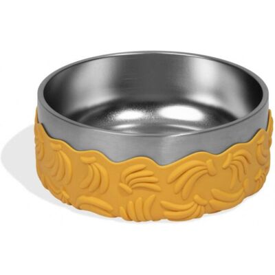 Zee.Dog Ciotola per Cani Tuff Farm Rio Bossa Banana ø 18,5 x h. 6,8 cm 1,2 lt Zee.Dog Ciotola per Cani Tuff Farm Rio Bossa Banana ø 18,5 x h. 6,8 cm 1,2 lt