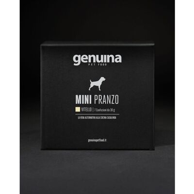 BOX MINI 7 pz x 30 g Pranzo Vitello per Cani Genuina Natural Pet Food BOX MINI 7 pz x 30 g Pranzo Vitello per Cani Genuina Natural Pet Food