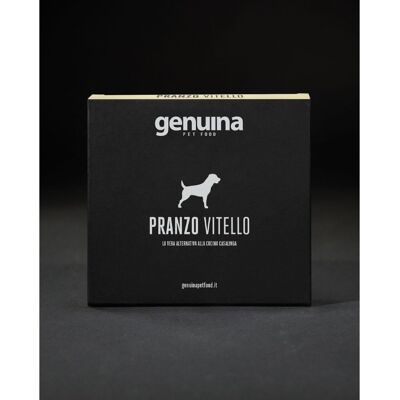 Genuina 1 pz x 90 g Pranzo Vitello per Cani Natural Pet Food Genuina 1 pz x 90 g Pranzo Vitello per Cani Natural Pet Food