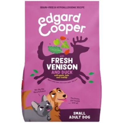 SACCO 3 Kg CROCCHETTA PICCOLA S Edgard & Cooper Cervo e Anatra per Cani Adulti SACCO 3 Kg CROCCHETTA PICCOLA S Edgard & Cooper Cervo e Anatra per Cani Adulti