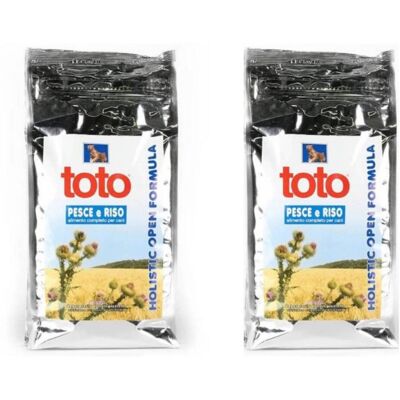 Toto PROMO 2 x 12 Kg Holistic Open Formula Pesce e Riso per Cani (€ 64,90 A SACCO) Toto PROMO 2 x 12 Kg Holistic Open Formula Pesce e Riso per Cani (€ 64,90 A SACCO)