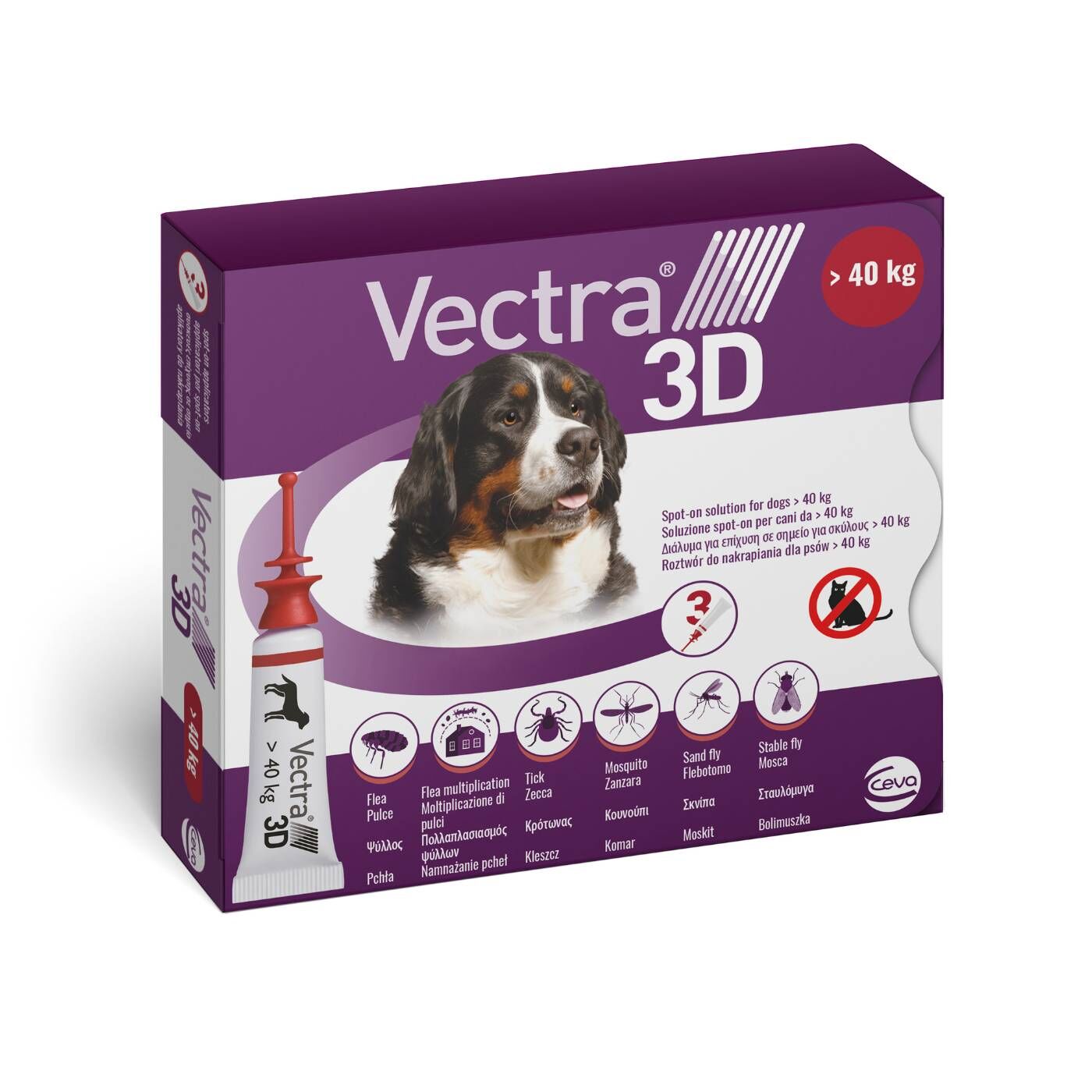 Vectra ® 3D Antiparassitario per Cani Pipette Spot-On Oltre 40 kg