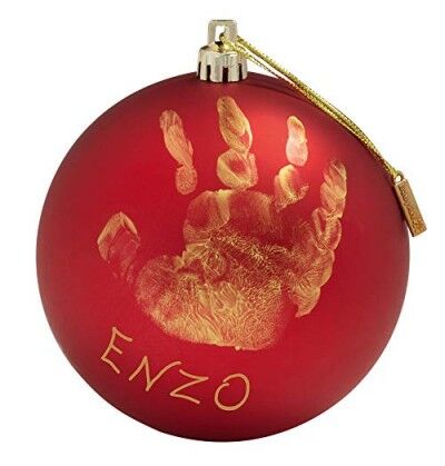 ART Pallina di Natale Christmas Ball Rossa - Kit Impronta Bambini -