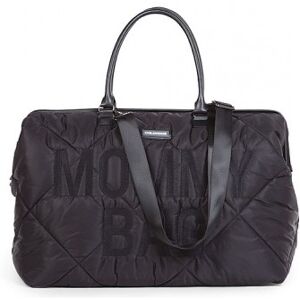 Childhome Borsa Fasciatoio MOMMY BAG Trapuntata 55x30x40 Nero