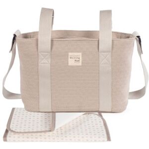 Pasito a Pasito Walking Mum by Borsa Fasciatoio con Tracolla ECO MUM APRICOT