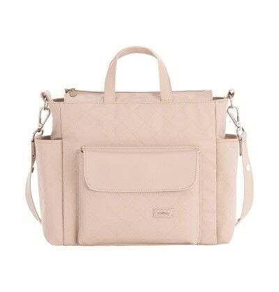 Cambrass Borsa MaternitÃ  in Ecopelle con Tracolla PROME SWEET Beige