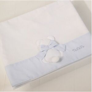 Nanan Lenzuola Lettino Set 3Pz Fiocco Azzurro 55316A