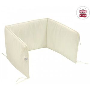 Cambrass Paracolpi in Cotone per Lettino Beige