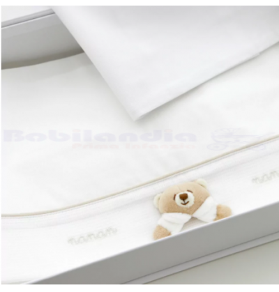 Nanan Set Lenzuola Letto 3 Pz Tato Bianco 39816