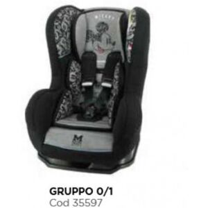 Nania by Teamtex Seggiolino Auto 0-18 Kg Mickey Lux Fissaggio con Cinture