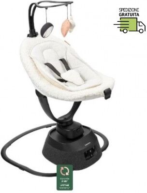 Babymoov Altalena Elettrica con Telecomando SWOON EVOLUTION CURL WHITE