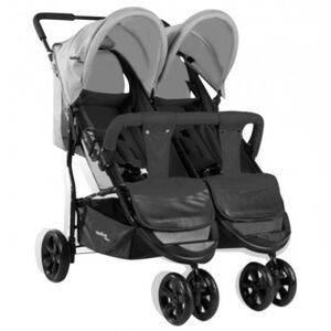 Asalvo Passeggino Gemellare Affiancato DOUBLE DINAMIC Anthracite