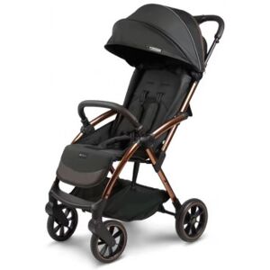 Leclerc Baby Passeggino Leggero e Compatto INFLUENCER XL Nero TELAIO ORO ROSA