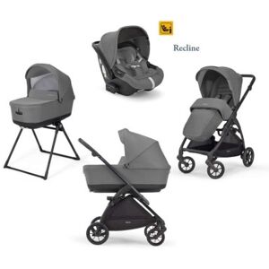 Inglesina Trio Electa Chelsea Grey con Telaio e Seggiolino Auto Darwin Recline BORSA OMAGGIO