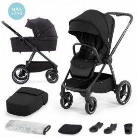 Kinderkraft Trio NEA MIDNIGHT BLACK OMOLOGATO 22 KG Carrozzina Passeggino Ovetto