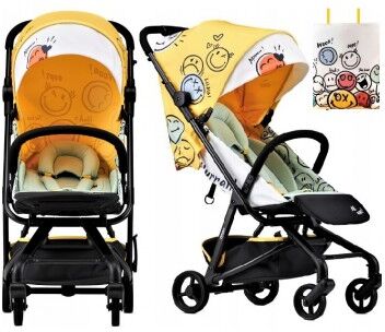 Anex Passeggino Reversibile Leggero e Compatto Reversibile AIR Z DOODLE OMOLOGATO 22 KG