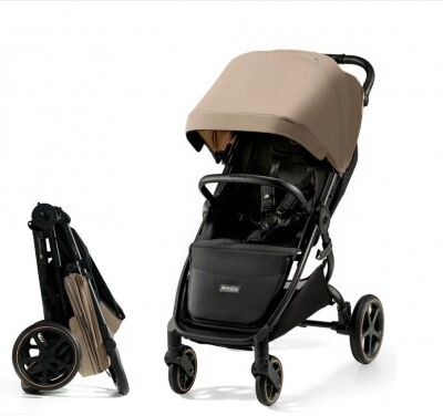 Kinderkraft Passeggino Leggero e Compatto Omologato 22 Kg MITZY LINEN BEIGE