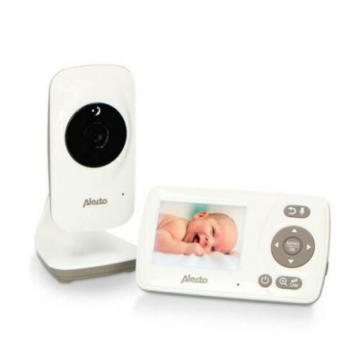 Real Baby Alecto Baby Monitor Video Full Eco Telecamera Doppia Via Monitor 2.4''