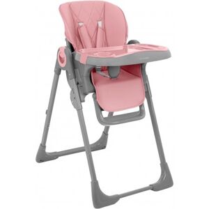 Kikka Boo Kikkaboo Seggiolone Pappa Reclinabile e Regolabile in Altezza COMFY ROSA