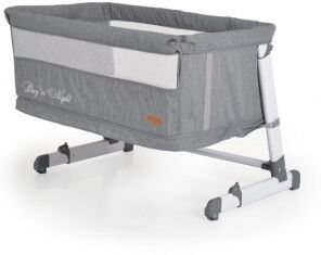 MONI Cangaroo Culla Fianco Letto co Sleeping 2 in 1 Trasformabile DAY'n NIGHT Grey