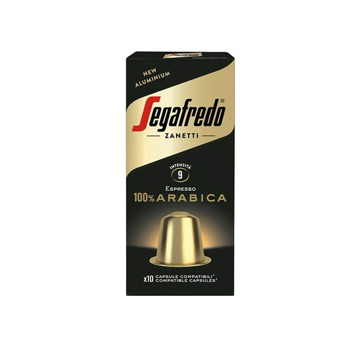 Segafredo 10 Capsule in alluminio Caffè Arabica Segafredo - compatibile Nespresso