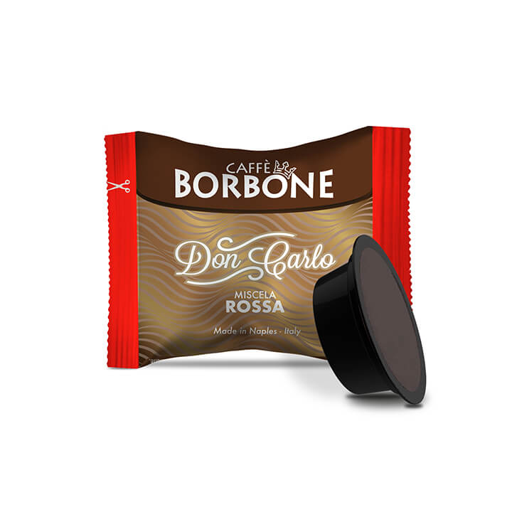 Caffè Borbone 50 Capsule Borbone Don Carlo Rossa - compatibili Lavazza A Modo Mio