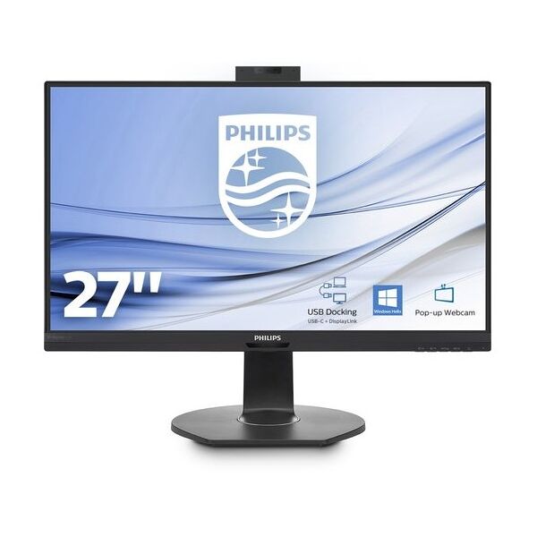 philips monitor philips led 27wide 272b7qubheb/00 ips 2560x1440 350cd/mq 50.000.000:1 2x2w mm webcam pivot hdmi dp usb-c docking