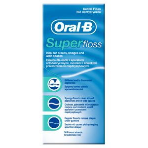 PROCTER & GAMBLE SRL Oralb Superfloss Filo Interdentale 50 Fili