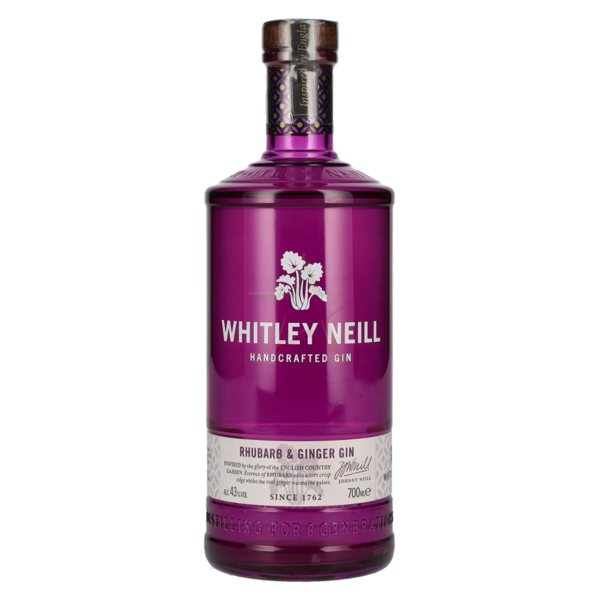 whitley neill rhubarb & ginger gin 0,70 l / vol. 43,0%