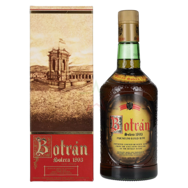 botran rum botran ron solera 1893 primera edicion premium gold rum 0,75 l / vol. 40,0%